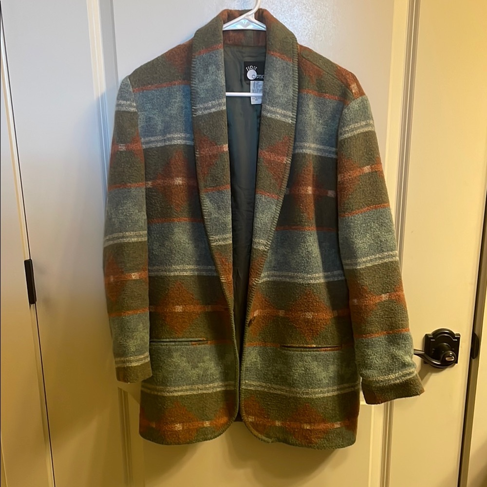 Vintage Aztec Women's Blazer